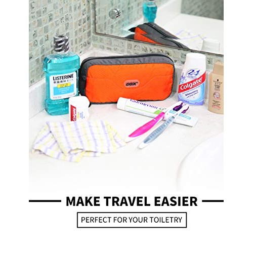 GOX Premium Toiletry Bag, Dopp Kit Case For Travel, Multifunction Cosmetics O...