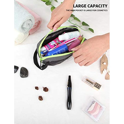 GOX Travel Toiletry Bag,Dopp Kit Case,Ultra-Light Cosmetics Bag Makeup Organi...