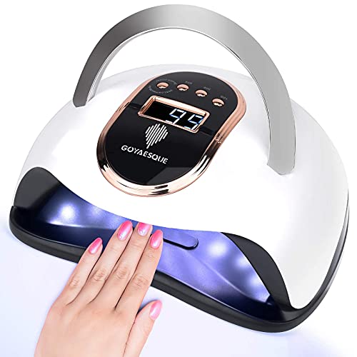 168W UV Led Nail Lamp Faster Gel Nail Dryer LED Nail Light GOYAESQUE Professi...