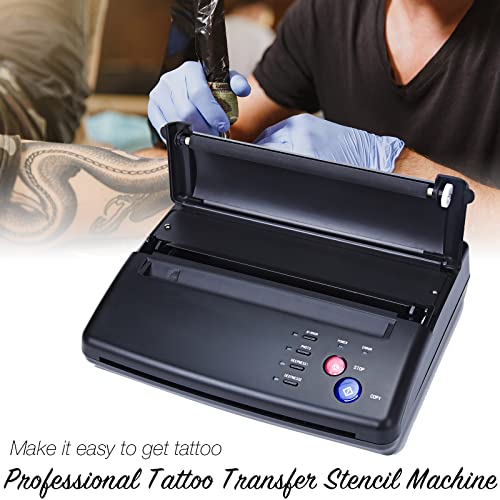 Goyappin Tattoo Printer Machine, Tattoo Stencil Printer with 20 Pcs Tattoo Tr...