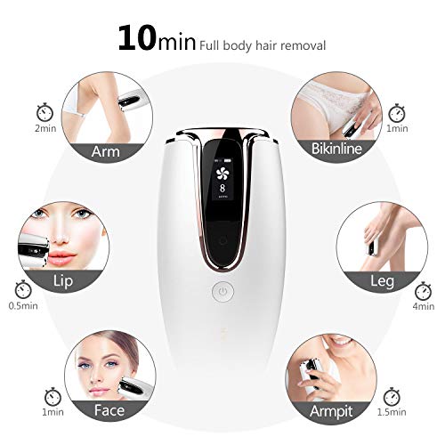 Hair Removal, Painless Permanent Light Hair Remover Device,IPL Hair Removal S...