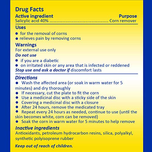 Corn Removers Pads，Corn Removal，Salicylic Acid Corn & Callus Removal Treatm...