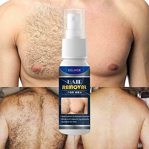 100% Natural Permanent Hair Removal Spray Stop Hair Growth Inhibitor Remover,...