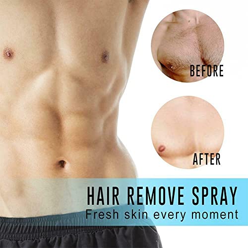 100% Natural Permanent Hair Removal Spray Stop Hair Growth Inhibitor Remover,...