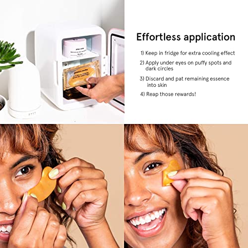 Under Eye Mask - Reduce Dark Circles, Puffy Eyes, Undereye Bags, Wrinkles - G...