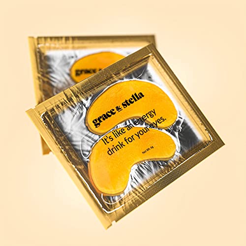 Under Eye Mask - Reduce Dark Circles, Puffy Eyes, Undereye Bags, Wrinkles - G...