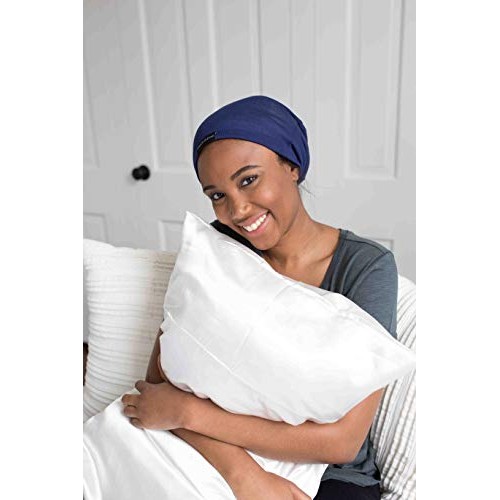 Grace Eleyae GE Women's Satin Lined Sleep Cap Slap Silky Beanie Soft Smooth &...