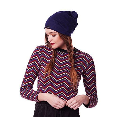 Grace Eleyae GE Women's Satin Lined Sleep Cap Slap Silky Beanie Soft Smooth &...