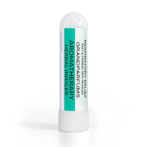 Portable Herbal Salt Inhaler, Pocket Nasal Inhaler with Peppermint, Rosemary,...