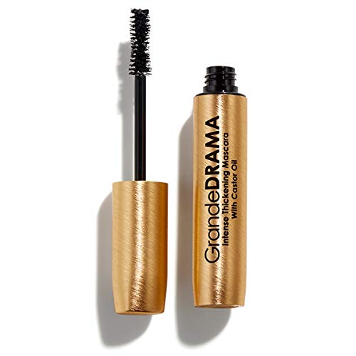 Grande Cosmetics GrandeDRAMA Intense Thickening Mascara with Castor Oil, Volu...