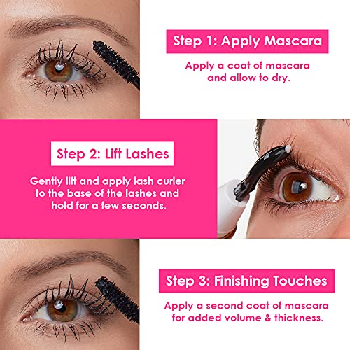 Grande Cosmetics LASH-LIFT Heated Lash Curler, Rechargeable and Travel Friend...