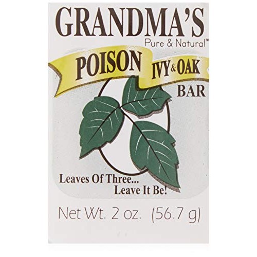 Grandma's Poison Ivy Soap Bar - 2.0 oz Itch Relief Wash with Jewelweed & Coll...