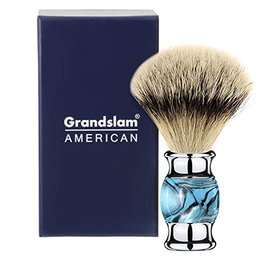 Grandslam Finest Badger Shaving Brush with Resin Handle- Engineered for the B...