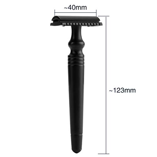 Shaving Razor Kit Double Edage Safety Razor 2 Layers Stainless Steel Shaving ...