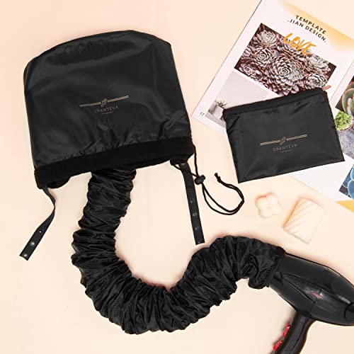 Soft Bonnet Hood Hair Dryer Attachment with Headband Integrated that Reduces ...