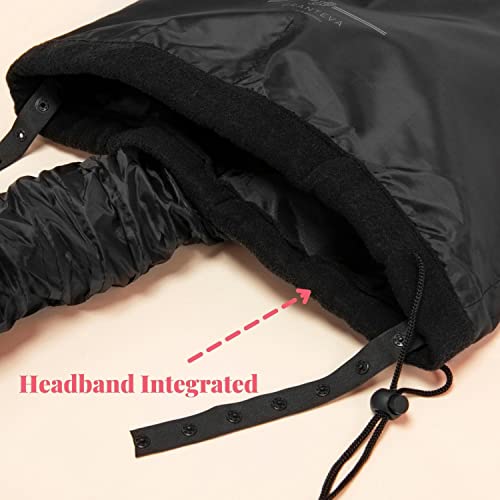 Soft Bonnet Hood Hair Dryer Attachment with Headband Integrated that Reduces ...