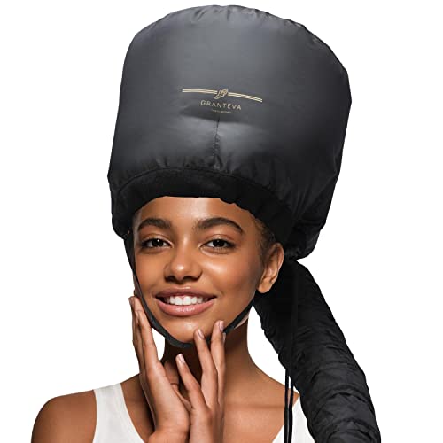 Soft Bonnet Hood Hair Dryer Attachment with Headband Integrated that Reduces ...