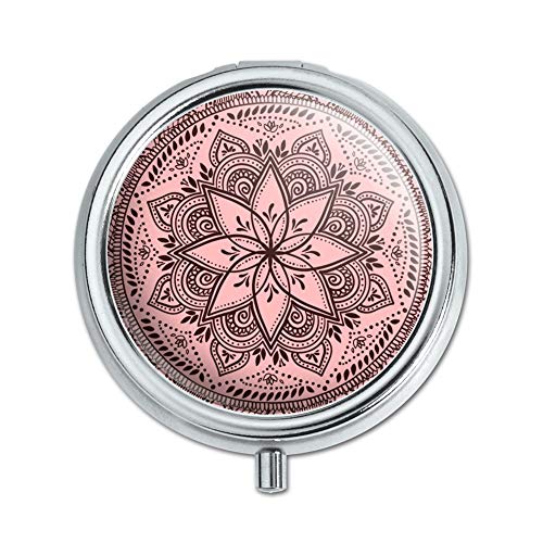 Henna Flower Art Tattoo Marriage Pill Case Trinket Gift Box