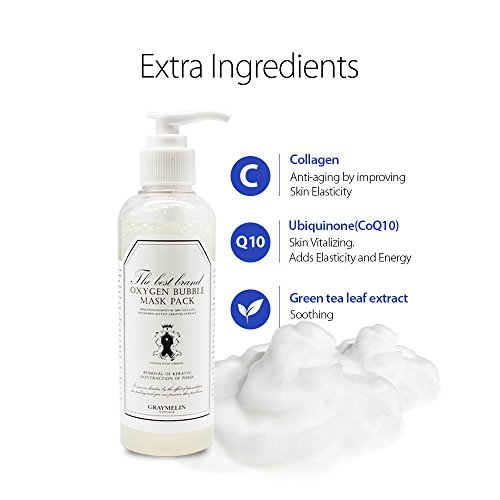 Graymelin Oxygen Bubble Mask Pack Cleanser / 6.76 fl.oz - Skin Cell Vitalization