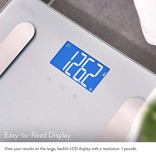 Greater Goods Digital Bathroom Body Scale, 2021 Update Measures Up to 400 Lb ...