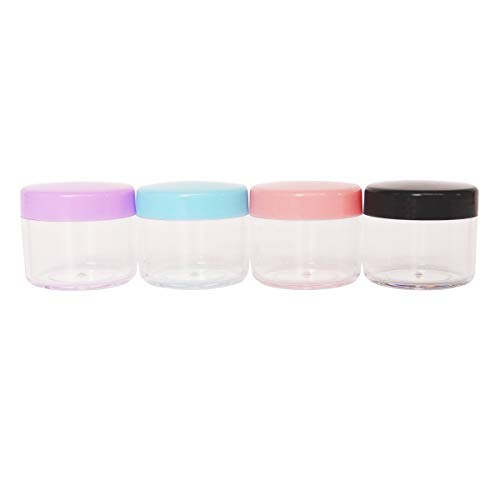 16pcs 20 Gram 20ml Jars, Small Cosmetic Sample Empty Container, Plastic Round...