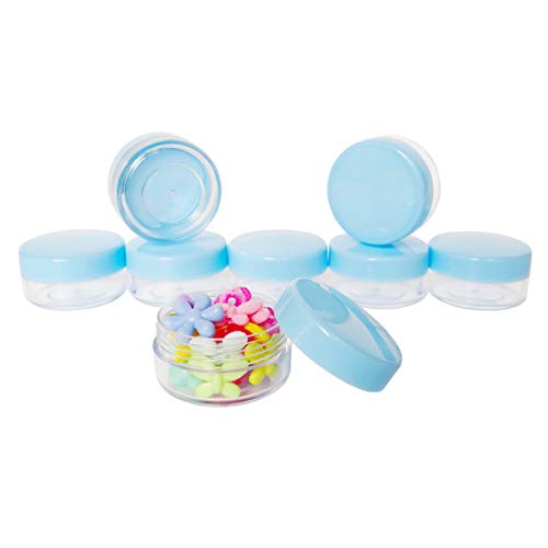 GreatforU 12pack 10ml Makeup Sample Jars, BPA Free, Small Empty Cosmetic Cont...