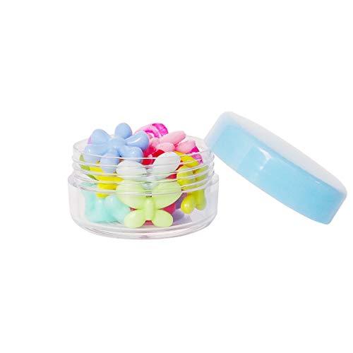 GreatforU 12pack 10ml Makeup Sample Jars, BPA Free, Small Empty Cosmetic Cont...