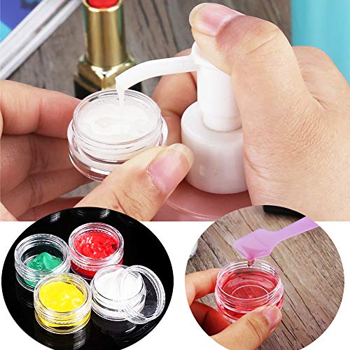 GreatforU 12pack 10ml Makeup Sample Jars, BPA Free, Small Empty Cosmetic Cont...