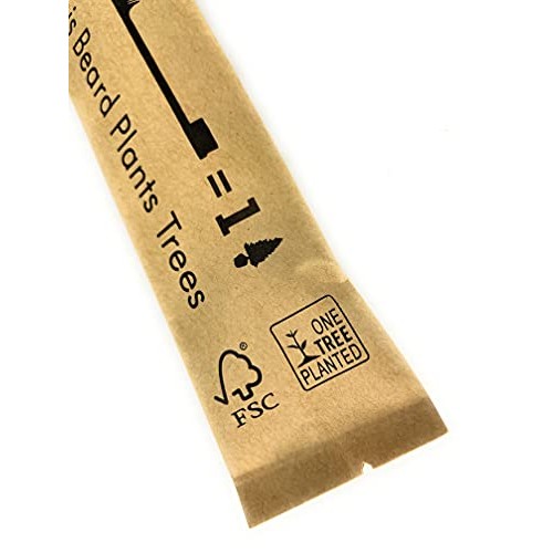 Sapling Mustache Brush & Comb from Green Beard Grmng - Boar Bristle & Bamboo