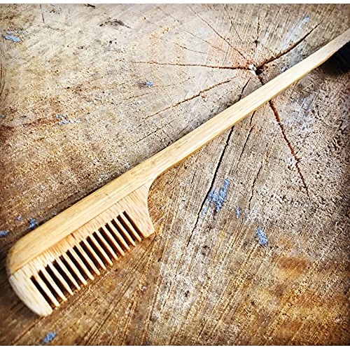 Sapling Mustache Brush & Comb from Green Beard Grmng - Boar Bristle & Bamboo