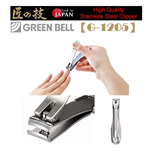 Japanese Stainless Steel Curved Blade Nail Clipper - Made in Japan | Green Be...