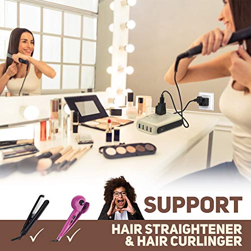 Voltage Converter 230W Step Down 220V/240V to 110V/120V, International Travel...