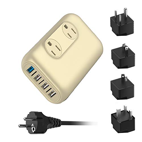 Voltage Converter 230W Step Down 220V/240V to 110V/120V, International Travel...