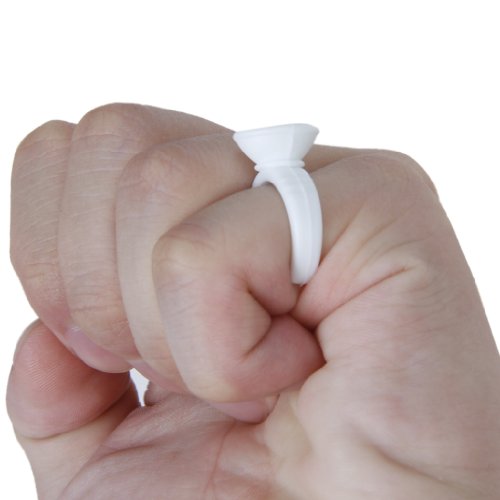 GREEN FABWOOD Tattoo Adhesive Pigment Holders Ring Disposable Eyelash Extensi...