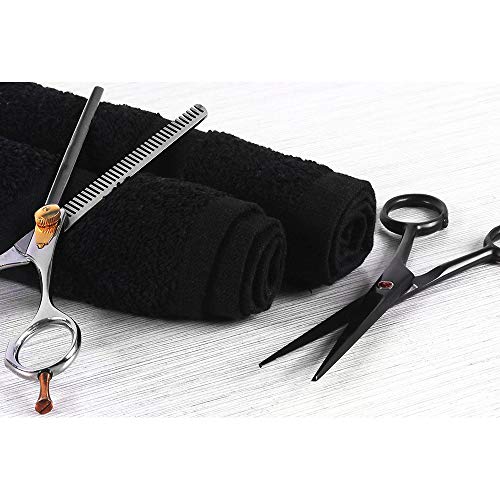 GREEN LIFESTYLE 24 Black Pack Hand Towels 16 x 27