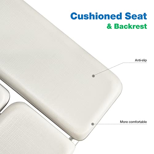 GreenChief Padded Transfer Bench for Bathtub 500 Lbs, Shower Chair with Arms ...