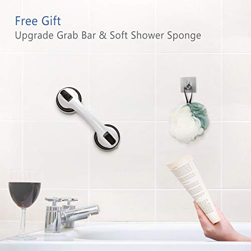 GreenChief Small Shower Chair 500lb, Heavy Duty Padded Bath Seat with Free As...