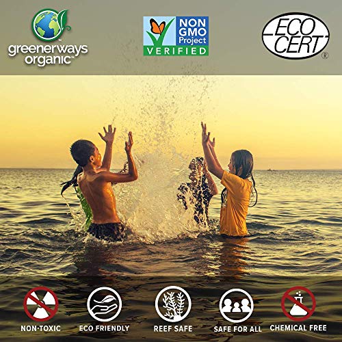 Greenerways Organic 2-in-1 Natural Sunscreen Bug Repellent Lotion in One, SPF...