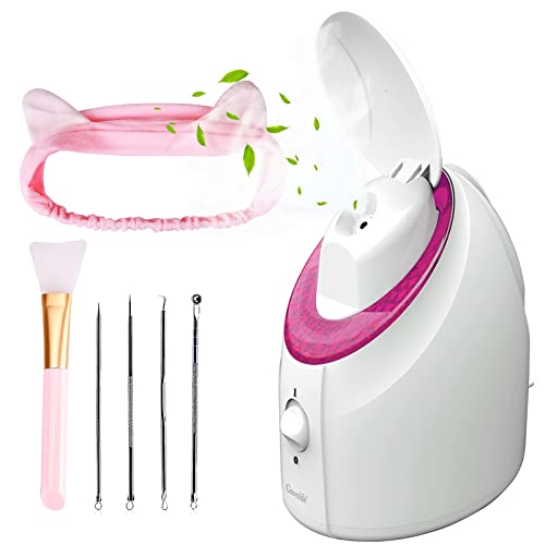 Facial Steamer, 20 Min UV Nano Ionic face steamer GreenLife warm mist Steam K...
