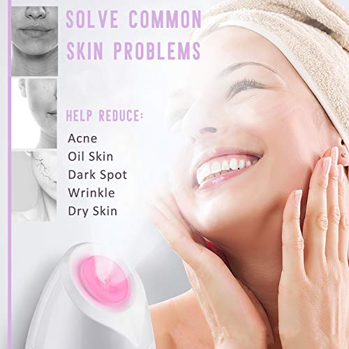 Facial steamer, GreenLife 2021 New Nano Ionic Face Steamer Milk Fruit Vegetab...