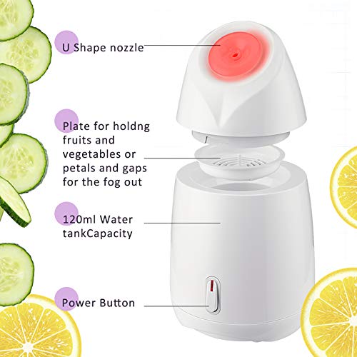 Facial steamer, GreenLife 2021 New Nano Ionic Face Steamer Milk Fruit Vegetab...