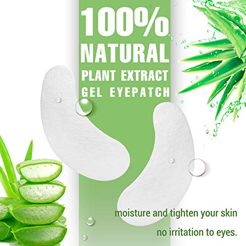 GreenLife 100% Naturel Eyelash Extension Under Eye Gel Pads patches kit Colla...