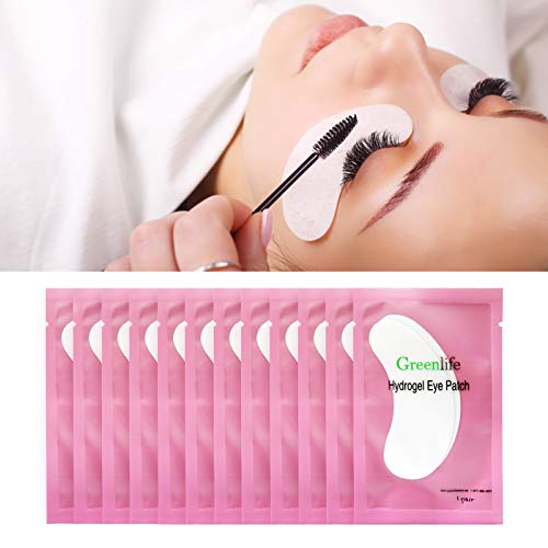 GreenLife 100% Naturel Eyelash Extension Under Eye Gel Pads patches kit Colla...