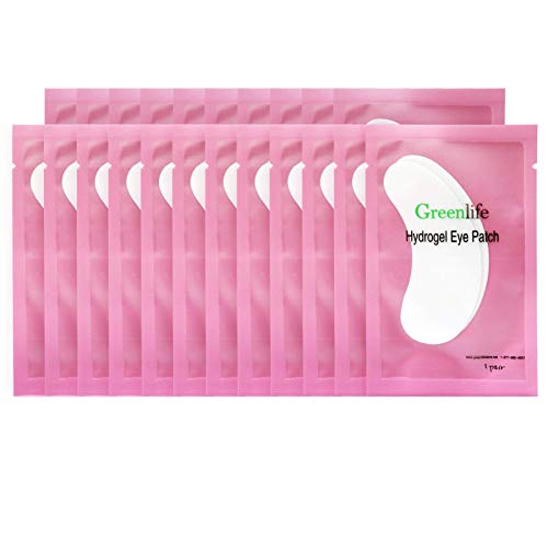 GreenLife 100% Naturel Eyelash Extension Under Eye Gel Pads patches kit Colla...