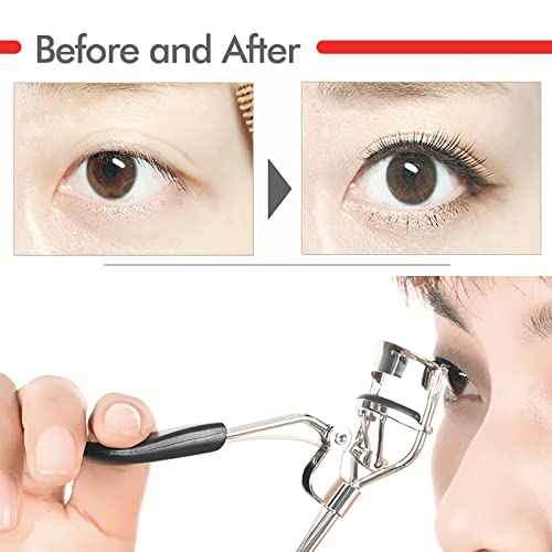 GreenLife Eyelash Curlers with 6 Pcs Refill Pads, Durable Lash Curler Iron, E...