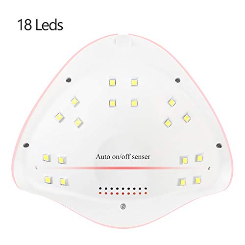 Nail Lamp, GreenLife 54W 18pcs Beads UV LED Nail Light Portable Nail Lamp Pro...