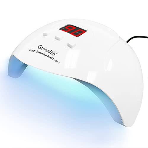 Nail Lamp, GreenLife 54W 18pcs Beads UV LED Nail Light Portable Nail Lamp Pro...