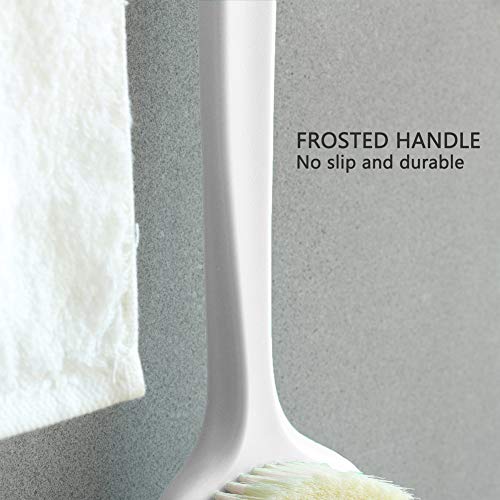 Upgraded Bath Body Brush with Comfy Bristles Long Handle Gentle Exfoliation I...