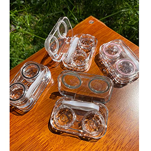 Greta's Tiny Store 4 PCS Contact Lens Cases, Colorful Contact Lens Container ...