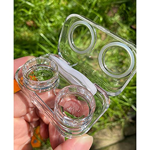 Greta's Tiny Store 4 PCS Contact Lens Cases, Colorful Contact Lens Container ...